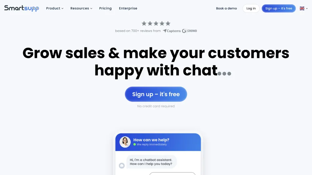 Smartsupp web project screenshot